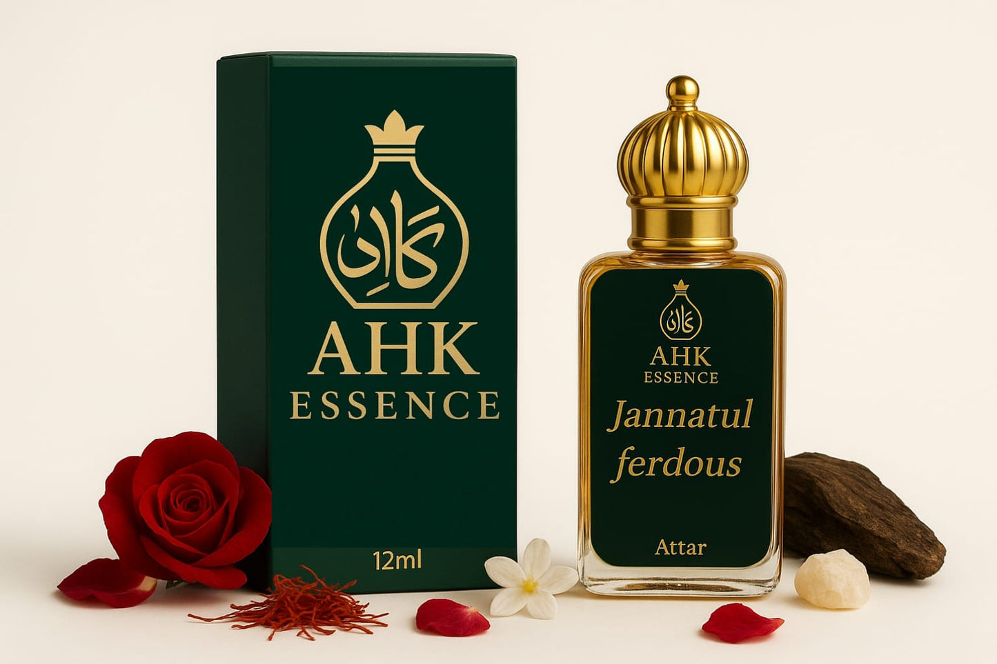 Jannatul Firdaus | Premium Roll On Attar | 100% Natural | By AHK Essence