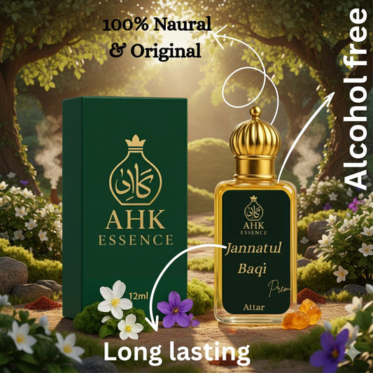 Jannatul Baqi | Premium roll On Attar | 100% Natural | By AHK Essence
