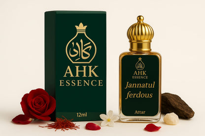 Jannatul Firdaus | Premium Roll On Attar | 100% Natural | By AHK Essence