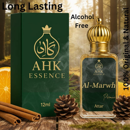Al-Marwh | Premium Roll On Attar | 100% Natural | By AHK Essence