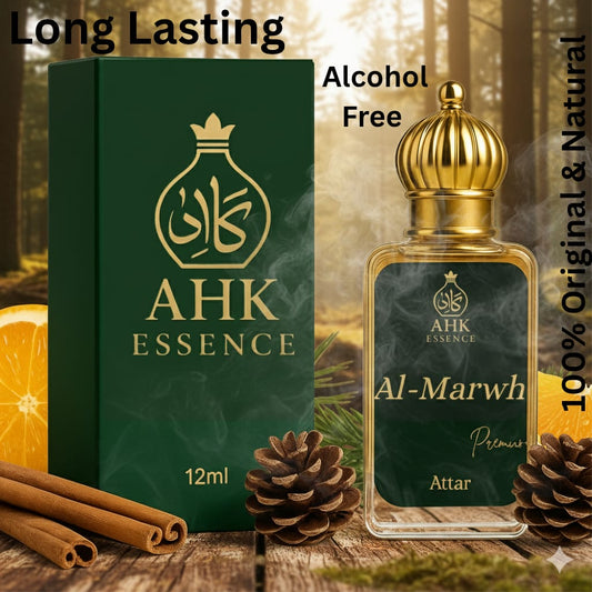 Al-Marwh | Premium Roll On Attar | 100% Natural | By AHK Essence