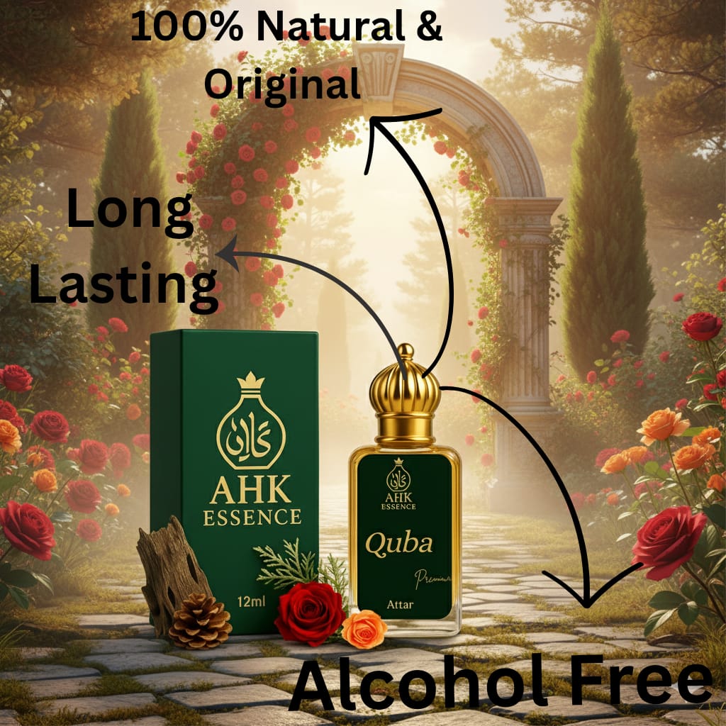 Quba | Premium Roll On Attar | 100% Natural | By AHK Essence