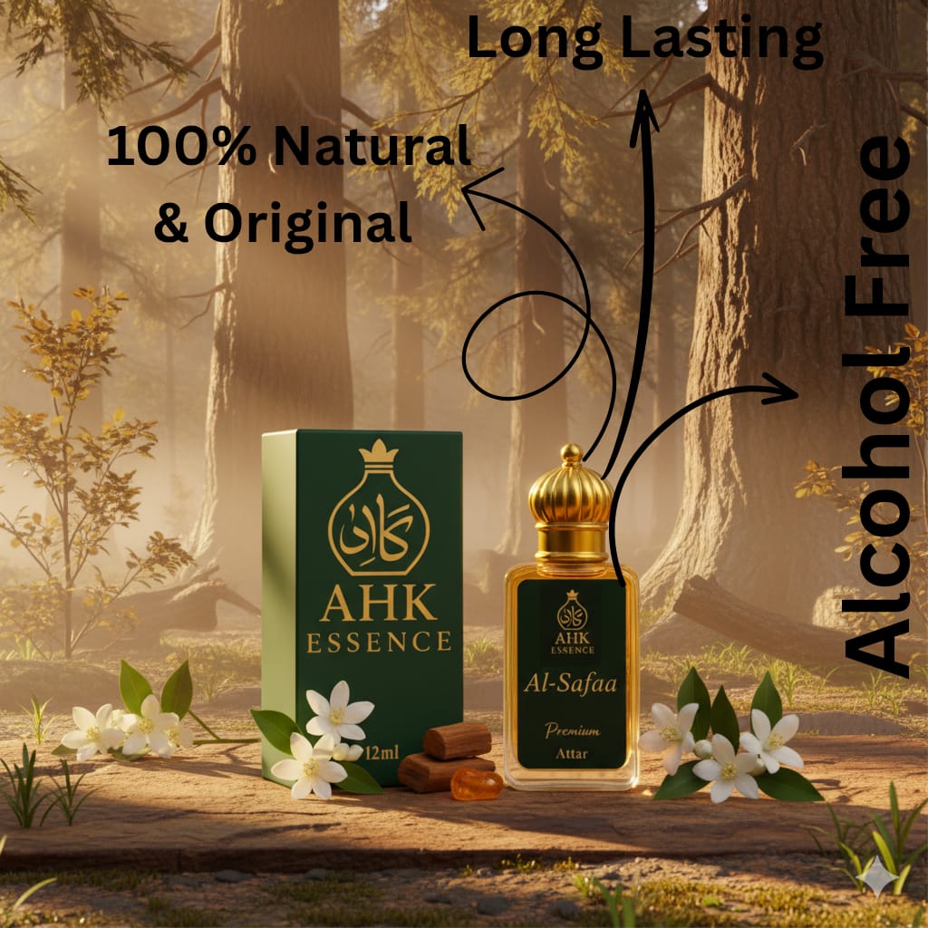 Al-Safaa | Premium Roll On Attar | 100% Natural | By AHK Essence