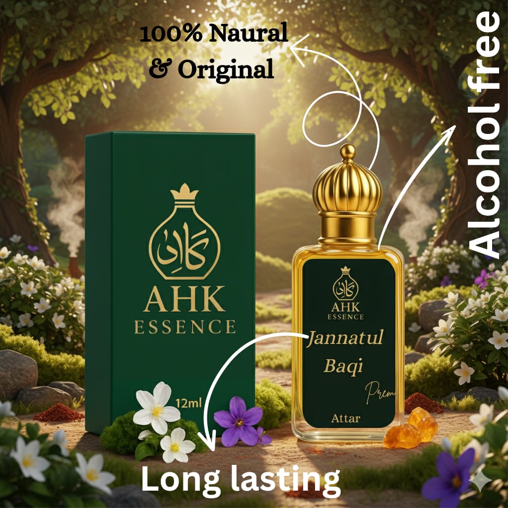 Jannatul Baqi | Premium roll On Attar | 100% Natural | By AHK Essence