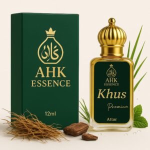 Khus | Premium Roll on Attar | 100% Natural & Original | By AHK Essence