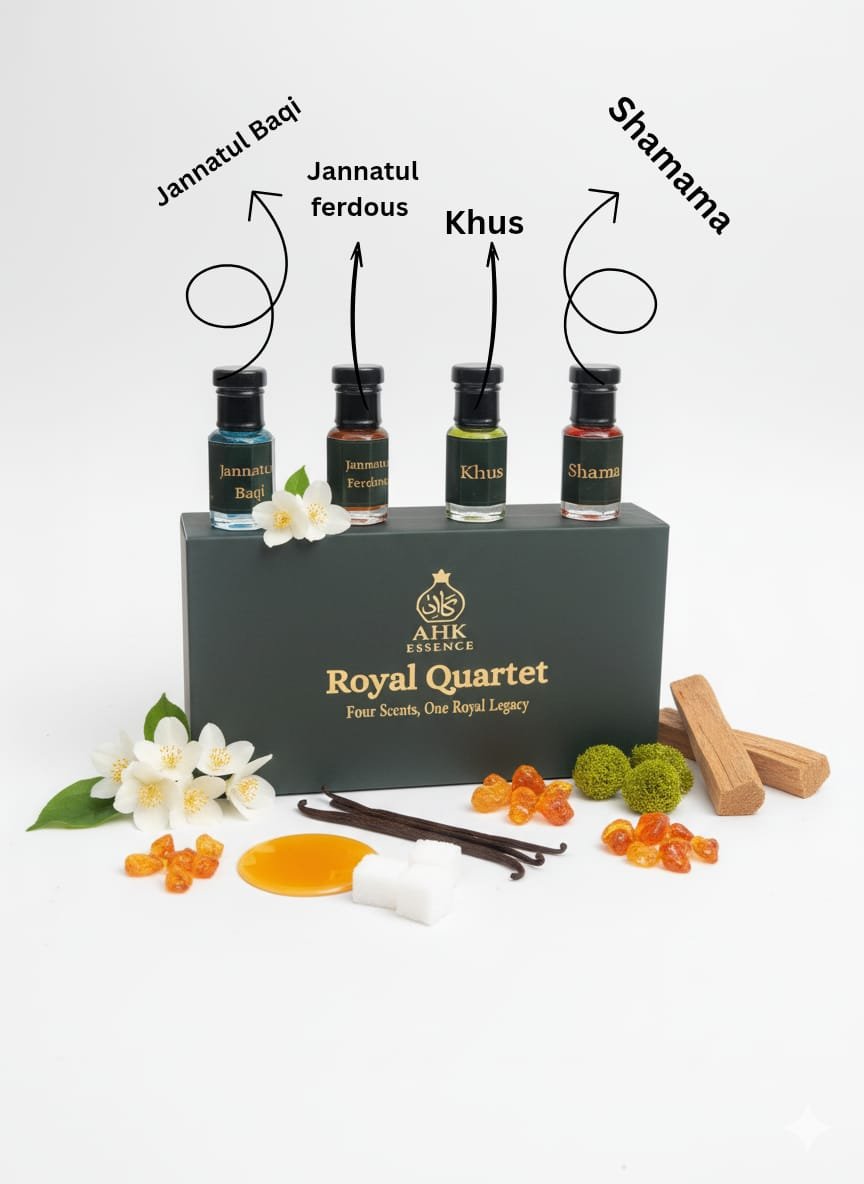 Royal Quartet | Premium Attar Combo | By AHK Essence