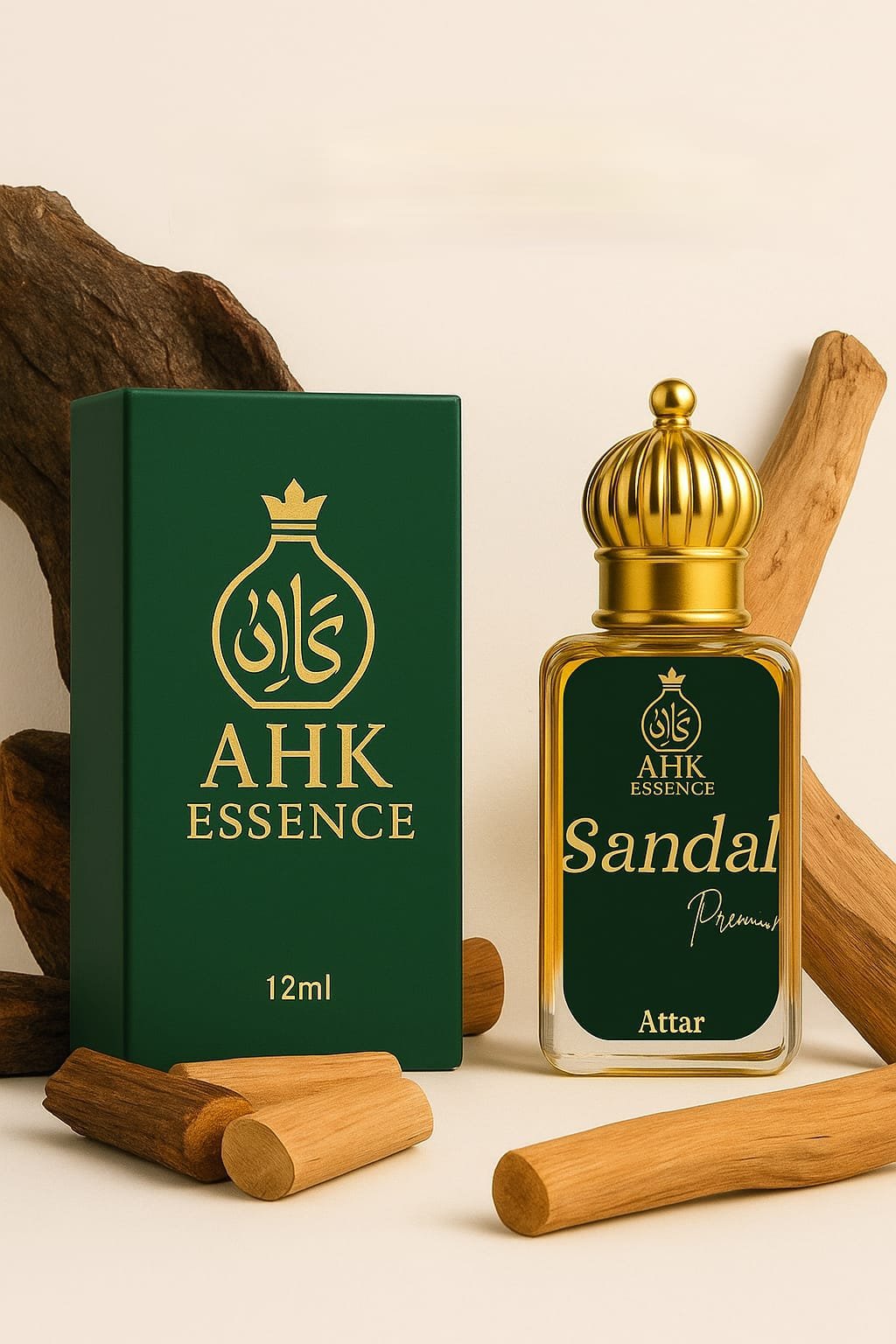 Sandal | Premium Roll on Attar | 100% Natural & Original | By AHK Essence