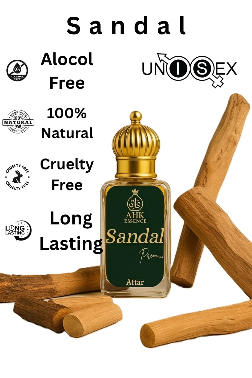 Sandal | Premium Roll on Attar | 100% Natural & Original | By AHK Essence - Image 2