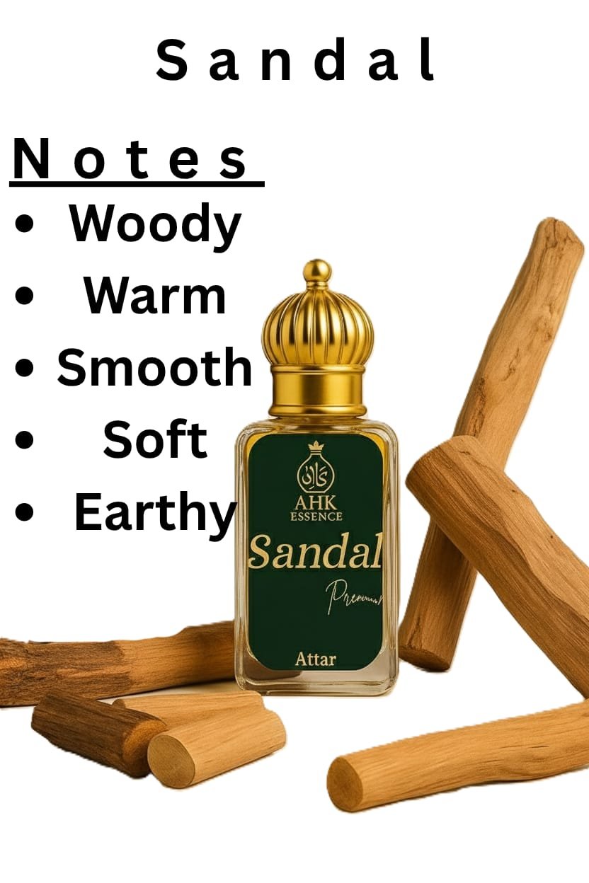 Sandal | Premium Roll on Attar | 100% Natural & Original | By AHK Essence - Image 3